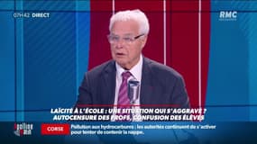 Cantines, règles de vie scolaire, mixité: sur RMC, Jean-Pïerre Obin donne des exemples d'atteinte à la la laïcité à l'école