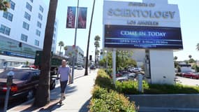 Devant l'Eglise de Scientologie, à Hollywood, en 2012. (photo d'illustration)