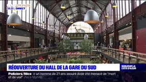 Nice: réouverture du hall de la gare du Sud