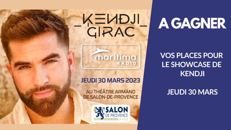 A gagner : vos places pour Kendji 