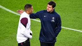 Kylian MBAPPE et Mauricio POCHETTINO