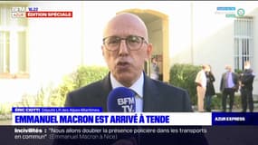 Alpes-Maritimes: Eric Ciotti absent lors du déplacement d'Emmanuel Macron dans la vallée de la Roya