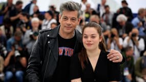 Benjamin Biolay et sa fille Anna Biolay au Festival de Cannes 2023