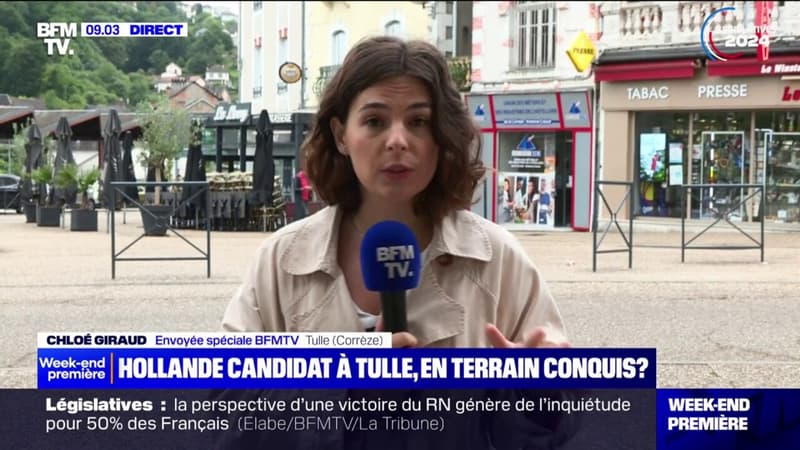 Regarder la vidéo François Hollande a créé la surprise en Corrèze avec sa candidature aux législatives