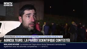 Dermatose bovine: "C'est une hérésie d'abattre les troupeaux entiers", assure Laurent Balzarin, membre du conseil d'administration de la Coordination rurale du Tarn