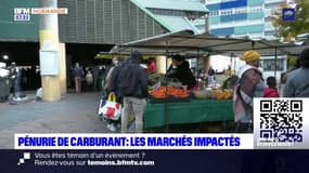 Eure: les commerçants de marchés touchés par la pénurie de carburant