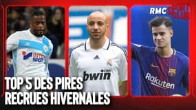 Faubert (Real), Coutinho (Barça), Evra (OM)... Top 5 des pires recrues hivernales (RMC Sport Club)
