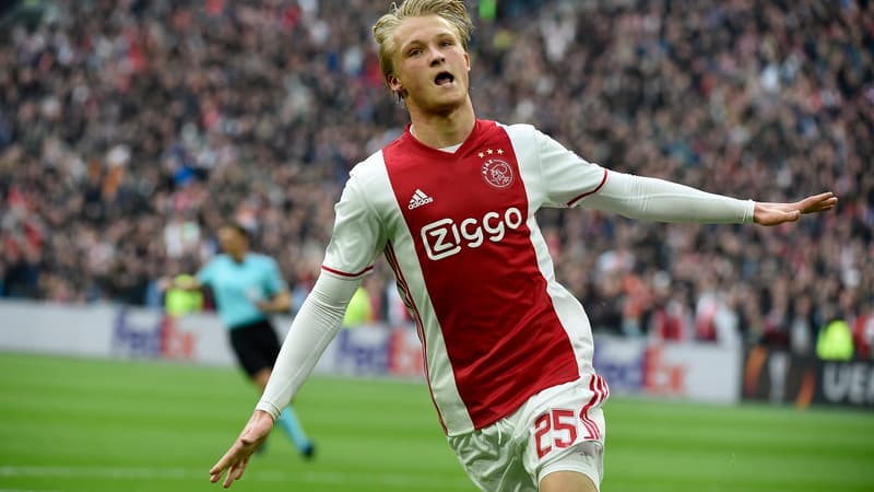 Kasper Dolberg est l'un des rares talents de l'Ajax à être resté cet été.