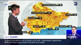 Météo Côte d’Azur: un temps globalement agité avec des risques d'orages dans les terres, 27°C à Nice