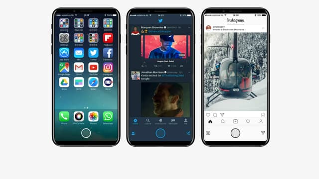 Écran sans bords, bouton home virtuel et nouveaux capteurs adaptés à la réalité augmentée, voici les probables nouveautés du futur iPhone 8.