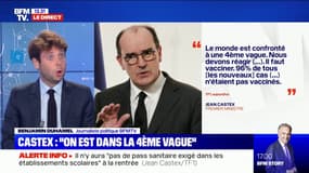 Quatrième vague, nouveaux créneaux de vaccination, contrôle du pass sanitaire: ce qu'a dit Jean Castex