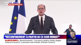 Jean Castex: "Vous ne pourrez pas recevoir votre famille à la maison, voyager au sein du territoire national"