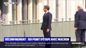 Déconfinement: Emmanuel Macron se rend à un point de situation au ministère de l'Intérieur