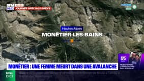 Hautes-Alpes: une femme meurt dans une avalanche à Monêtier-les-Bains