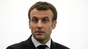 Le président français Emmanuel Macron, le 9 janvier 2019 à Créteil