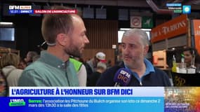 Salon de l'agriculture: dégustation de Tresbaudon sur le stand des Hautes-Alpes