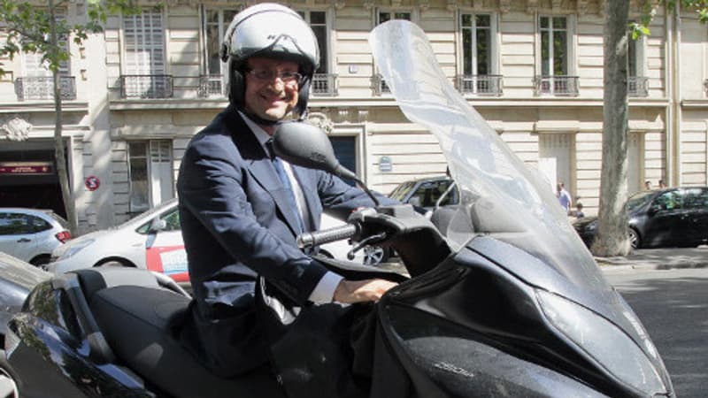 Le scooter iconique de François Hollande mis aux enchères ce dimanche à partir de 10.000 euros