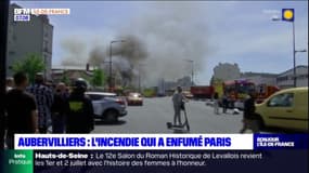 Aubervilliers: un important un incendie dans un entrepôt de textiles