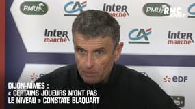 Dijon-Nîmes : « Certains joueurs n’ont pas le niveau » constate Blaquart 