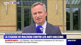 Pour Jean-Baptiste Lemoyne, le pass sanitaire est en vigueur "pour s'assurer que l'été se déroule dans les meilleures conditions"