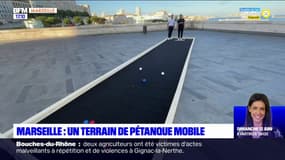 Marseille : un terrain de pétanque mobile