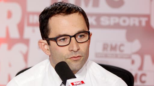 Le ministre délégué à la Consommation Benoît Hamon, jeudi sur RMC.