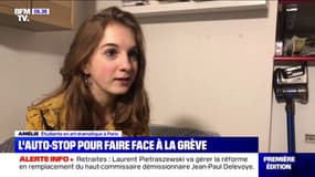 Ils s'essayent à l'auto-stop pour faire face à la grève