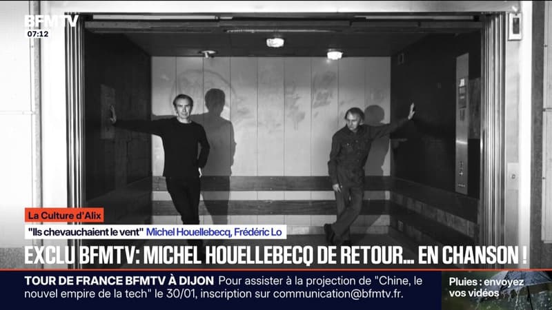 LA CULTURE D'ALIX - "Quand j'écris, je me lève très tôt": BFMTV a rencontré Michel Houellebecq en exclusivité à l'occasion de la sortie de son album "Souvenez-vous de l'homme"