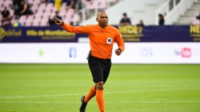 Gaël Angoula, l'arbitre à l'origine de grosses tensions à Caen mardi soir