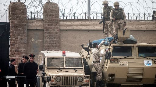 L'académie de police au Caire, où le nouveau procès du président déchu Mohamed Morsi s'est ouvert, le 4 février 2014.