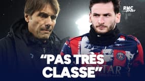 Naples : "Je n'ai pas apprécié", Conte tacle les agents de Kvara après son premier match au PSG
