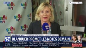 La secrétaire générale du SNES-FSU qualifie de "bricolage" la parade de Jean-Michel Blanquer contre la rétention de copies du bac