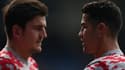 Harry Maguire et Cristiano Ronaldo