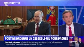 Cessez-le-feu ordonné par Vladimir Poutine: "C'est une opportunité qu'on devrait saisir", dit le général de l'Armée de l'air, Patrick Dutartre