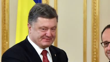 Hollande et Porochenko en mars dernier