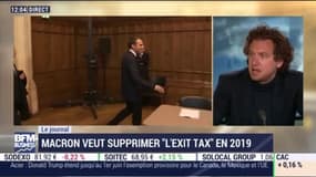 Emmanuel Macron veut supprimer l'"exit tax" en 2019