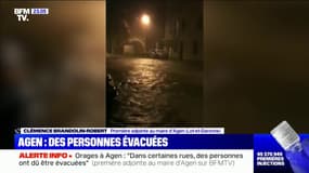 Agen: "C'est un trop plein d'eau dans les réseaux qui a provoqué ces inondations", selon la première adjointe au maire