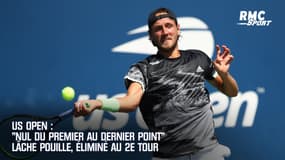 US Open : "Nul du premier au dernier point" lâche Pouille, éliminé au 2e tour