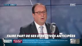 François Hollande sur l'affaire Vincent Lambert: "À un moment, il faut que la loi s'applique, éviter les recours et les souffrances"