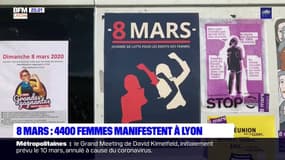 4.400 femmes ont manifesté à Lyon pour la journée internationale des droits des femmes