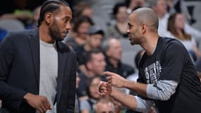 Kawhi Leonard et Tony Parker