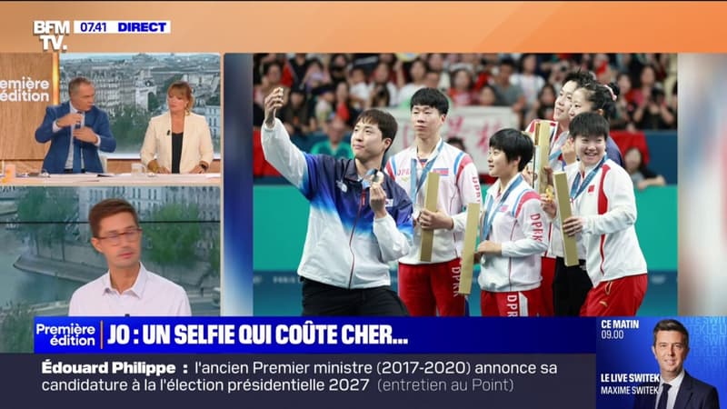 JO: deux pongistes nord-coréens placés sous surveillance idéologique dans leur pays après un selfie avec les athlètes sud-coréens et chinois