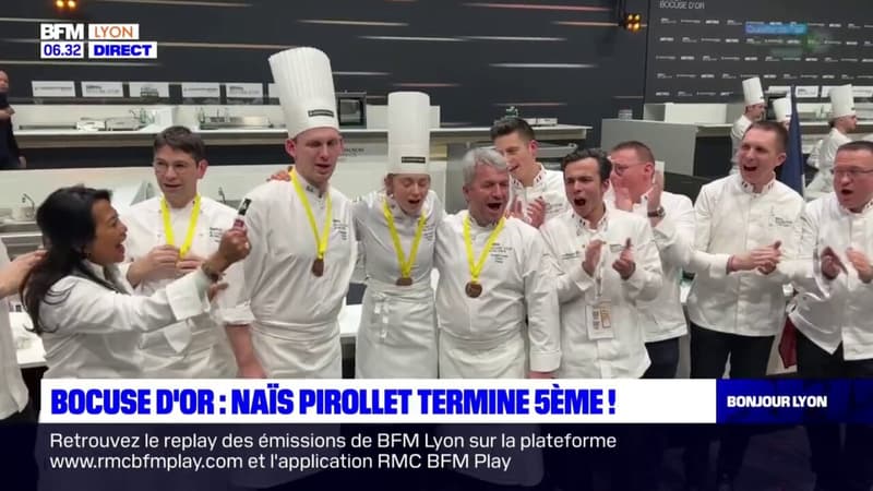Bocuse d'Or: Naïs Pirollet termine cinquième du concours