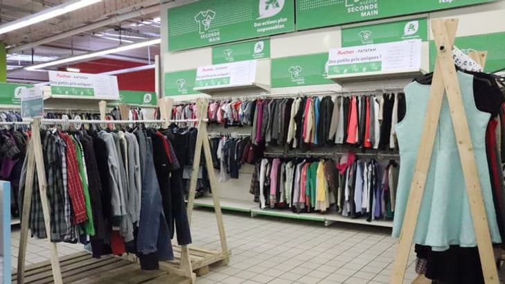 Auchan s'est associé à Patatam pour lancer des corners de seconde main dans ses magasins Auchan s'est associé à Patatam pour lancer des corners de seconde main dans ses magasins