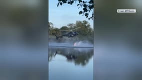 Un hélicoptère bombardier d'eau s'est crashé dans un plan d'eau du Finistère ce dimanche 24 août 2025