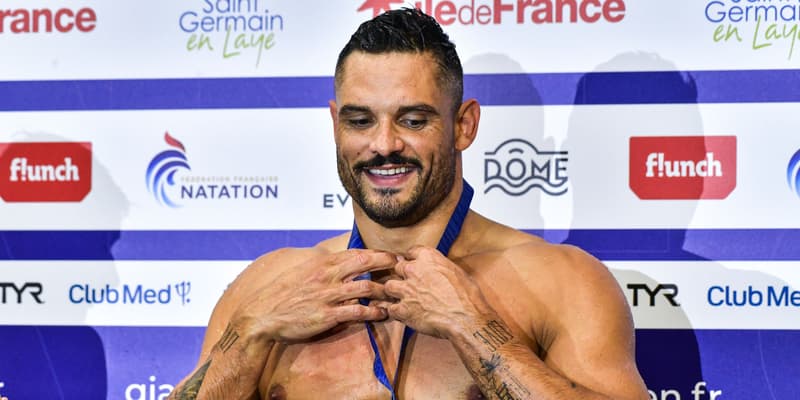 Le nageur français Florent Manaudou en mars 2024