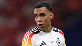 Jamal Musiala lors d'Allemagne-Suisse, le 23 juin 2024 à l'Euro