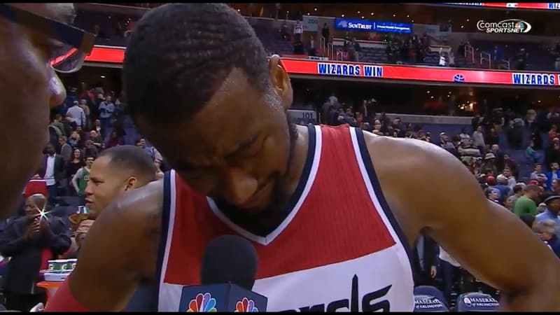 John Wall n'a pu masquer son émotion après la mort d'une petite fan de 6 ans.