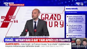 Jean-Noël Barrot (ministre des Affaires étrangères): "Nous nous tenons prêts à contribuer à la protection d'Israël"