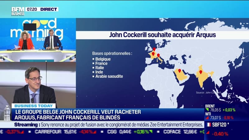 François Michel (John Cockerill) : Le Groupe John Cockerill veut racheter Arquus, fabricant français de blindés - 22/01